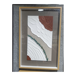 Load image into Gallery viewer, Ratios Earth Arc Textured Abstract Wall Frame