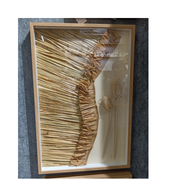 RATIOS 3D Botanical Wall Art– Natural Textured Design