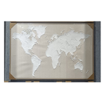Load image into Gallery viewer, Modern Textured World Map Wall Art – Office &amp; Home Decor