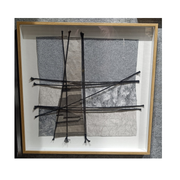 Abstract Textured Wall Art – Neutral Modern Mixed Media