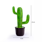 Load image into Gallery viewer, Artificial Cactus Décor Set – Green (Set of 3)