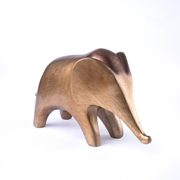 Minimal Golden Elephant Decor Showpiece