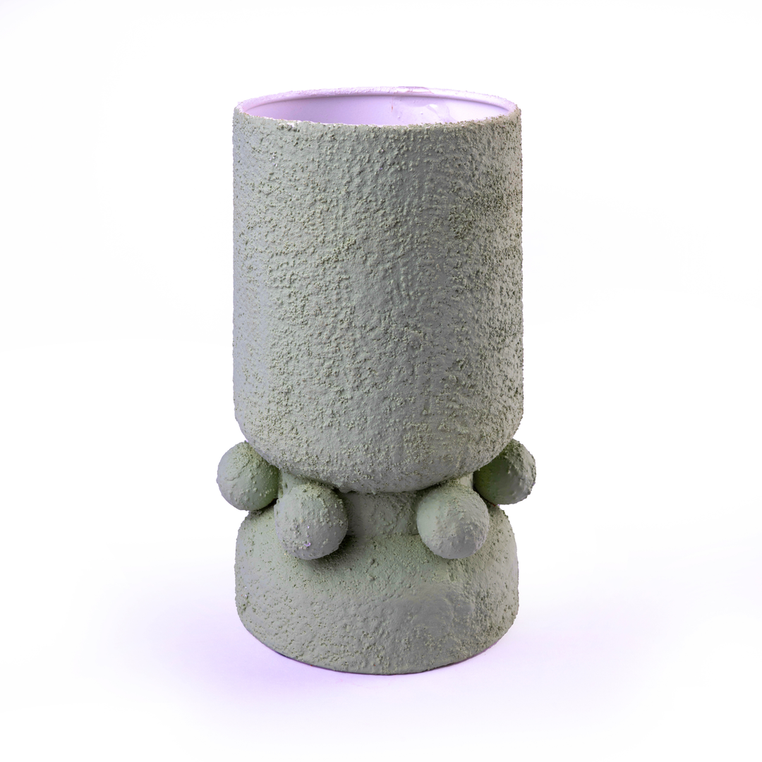 Textured Ceramic Planter – Small Size