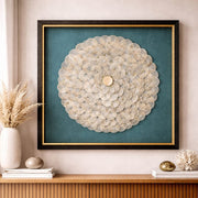 Capiz Shell Floral Wall Art – Handcrafted Luxury Décor