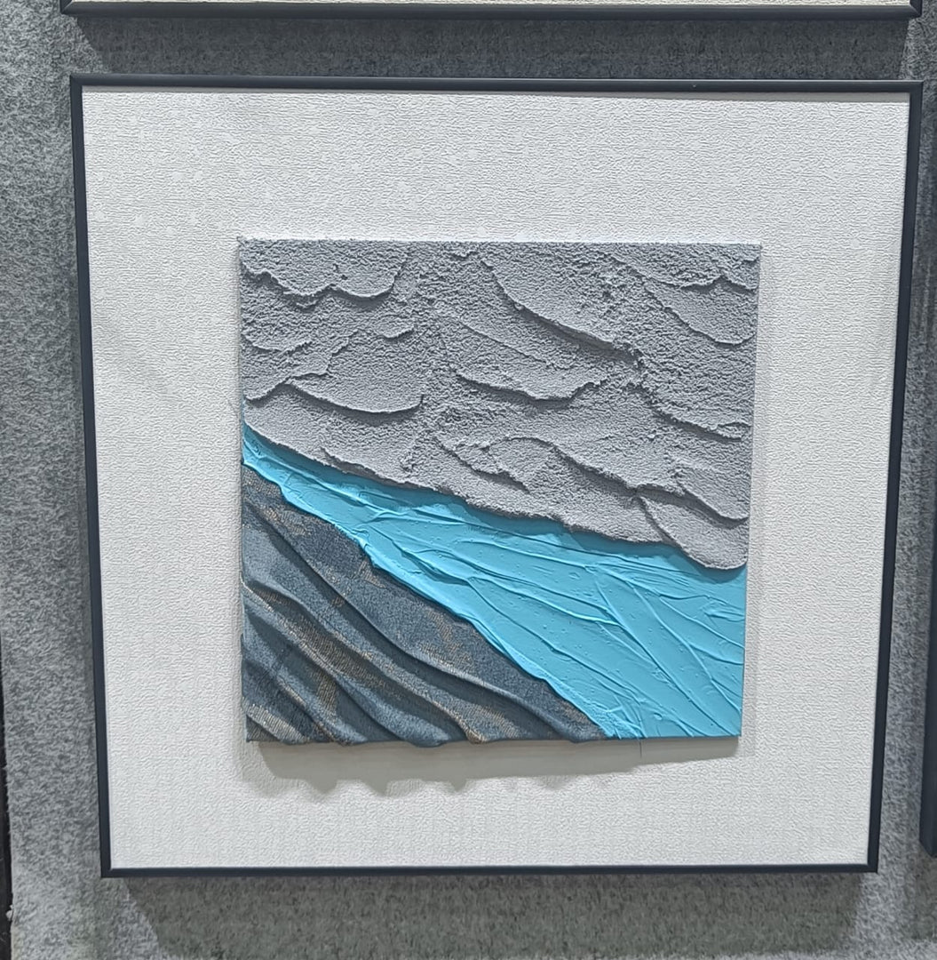 Ratios Textured Abstract Wall Art – Modern Home Aesthetic