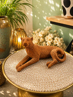 Load image into Gallery viewer, Terra Panther Sculptural Décor – Handcrafted Luxury Resin Art Piece