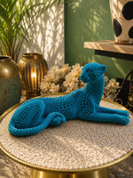 Load image into Gallery viewer, Azure Panther Sculptural Décor – Luxury Statement Art Piece