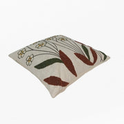 RA Yellow Floral Design Cushion Cover