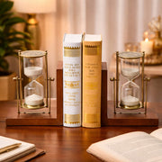 RA Vintage Hourglass Bookends