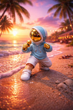 Load image into Gallery viewer, RA  Astronaut Rapper Figurine