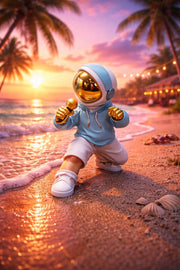 RA  Astronaut Rapper Figurine