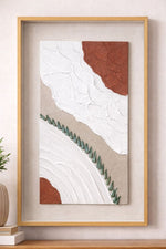 Load image into Gallery viewer, Ratios Earth Arc Textured Abstract Wall Frame