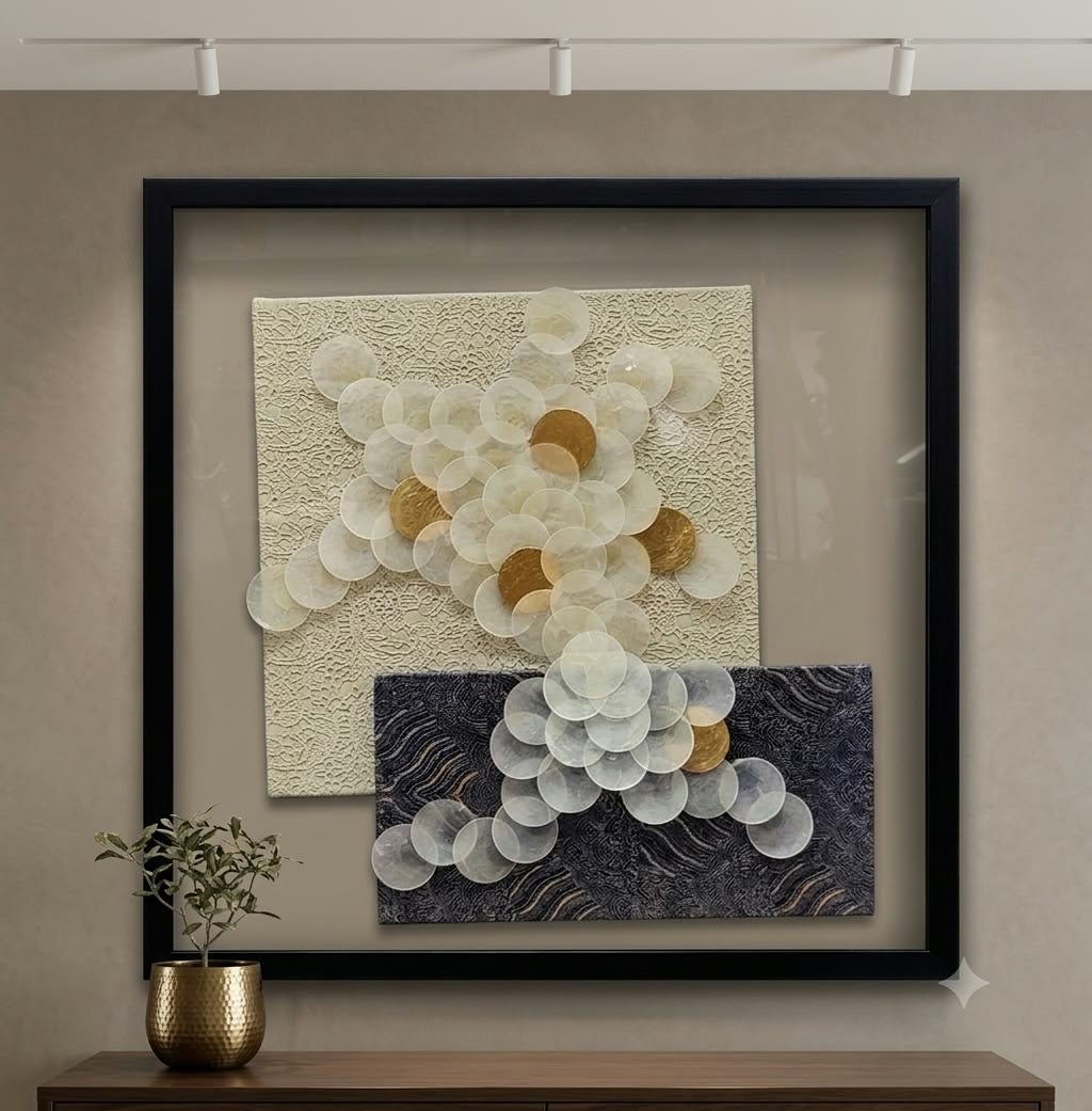 Modern Abstract 3D Wall Art – Contemporary Textured Decorative Wall Decor