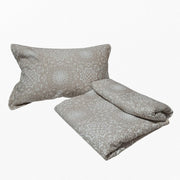 RA Freatwork White Bed Cover