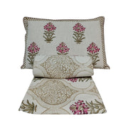 RA Handblock Jute Bedcover