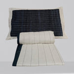 Load image into Gallery viewer, RA Blck Bedcover With White Stripe
