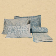 RA Blue Floral Bedcover