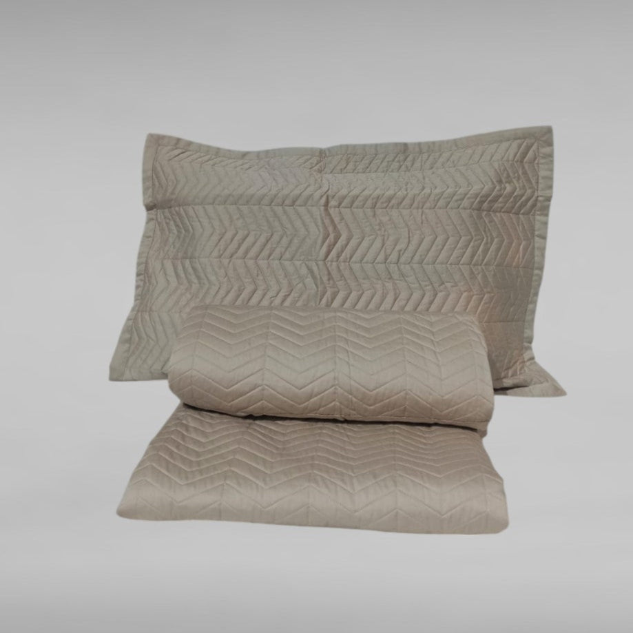 RA Cancun Beige Single Bedcover