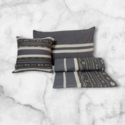 RA Grey And cream Bedcover