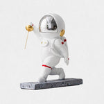 Load image into Gallery viewer, RA Modern Fencing Astronaut Statue
