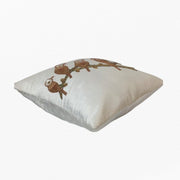 Copper Bird white  Cushion Cover