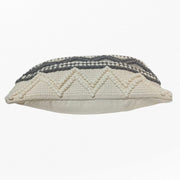 RA Knitted Cushion Cover - Grey