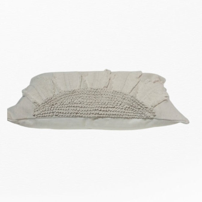 RA Asana Feather Frill Filled Cushion Cover