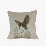 Load image into Gallery viewer, RA White Velvet Embroidered Cushion Cover
