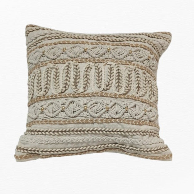 RA Hand Knitted Boho Cushion Cover