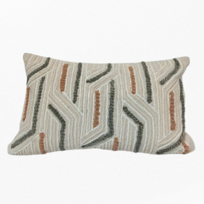 RA Natural and havana cushion cover