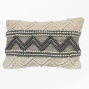RA Knitted Cushion Cover - Grey