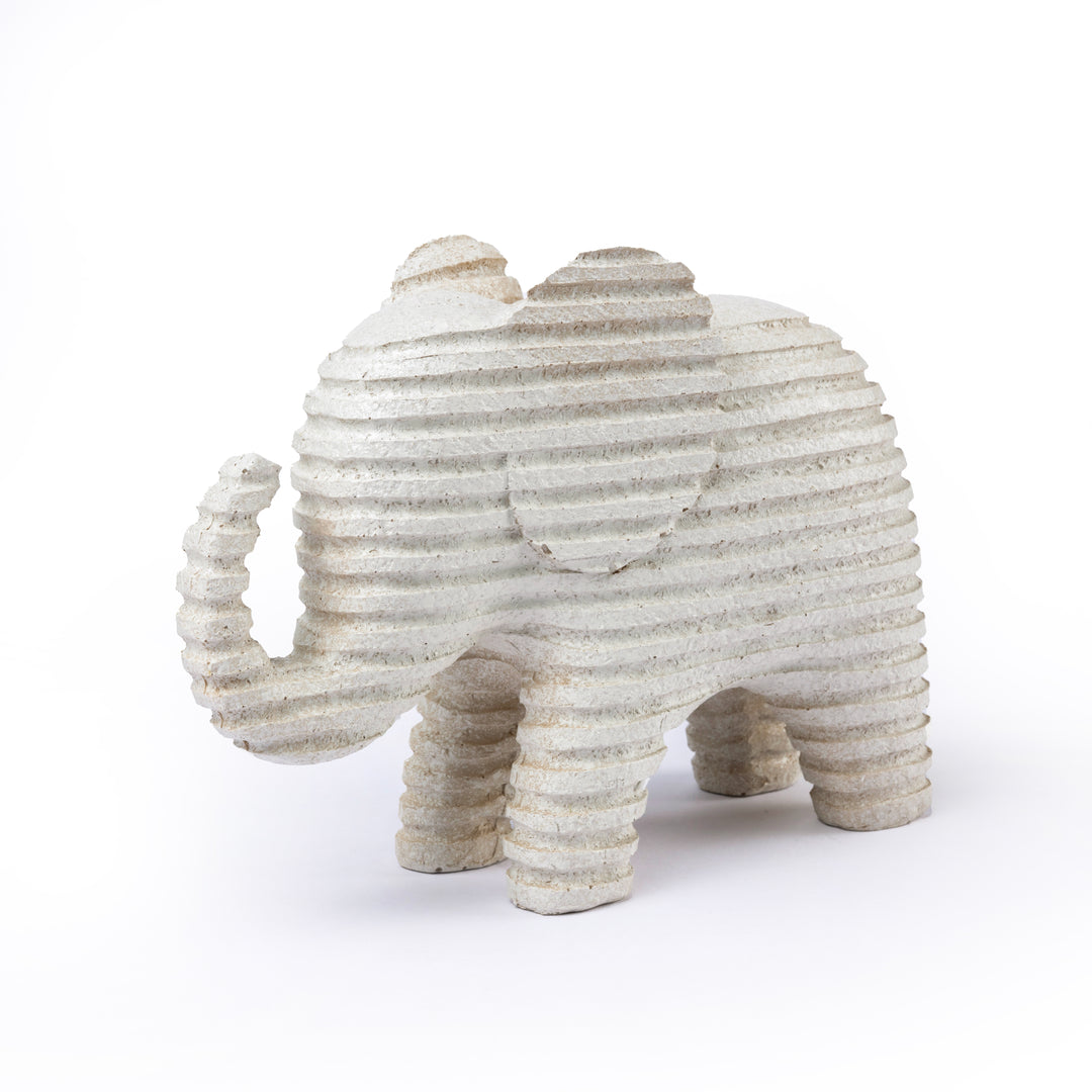 Textured Elephant Decor Showpiece