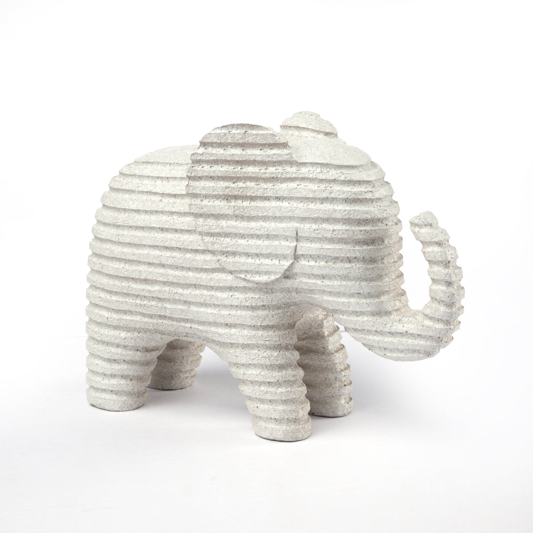 Textured Elephant Decor Showpiece