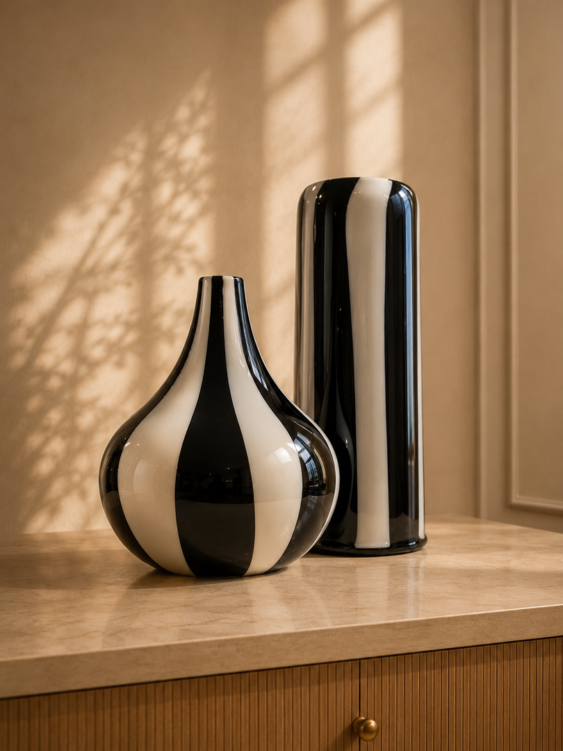 Modern Monochrome Vase Set